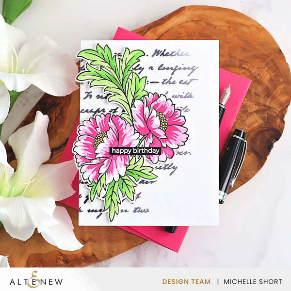 Altenew Build-A-Garden: Scripted in Bloom