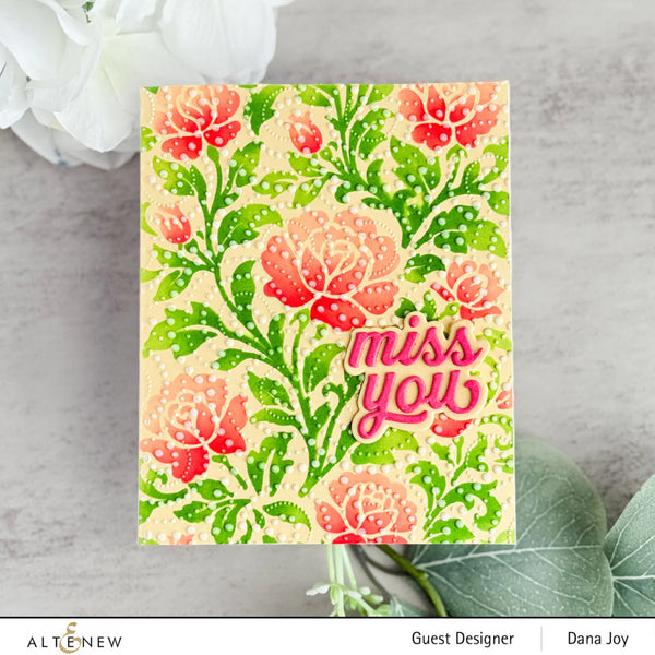 Altenew Chateau Blooms Builder Stencil Set