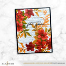 Floral card with 'a little something for you' text on a white marble background, featuring the brand 'Altenew'.
