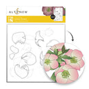 Altenew Lenten Grace stencil set packaging with floral design on a white background
