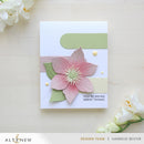 Card with pink flower design and 'You're doing great things' message on a light background, featuring Altenew branding.