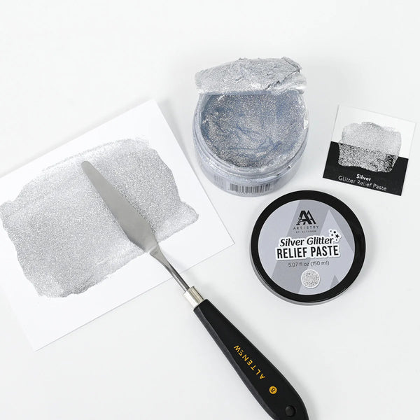 Altenew Silver Glitter Relief Paste 150ml