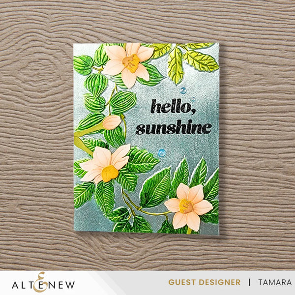 Altenew Arched Foliage Botanical 3D Embossing Folder