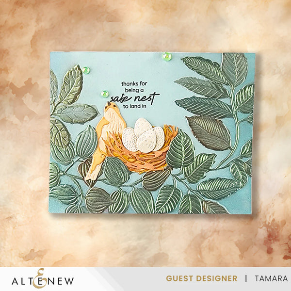 Altenew Arched Foliage Botanical 3D Embossing Folder