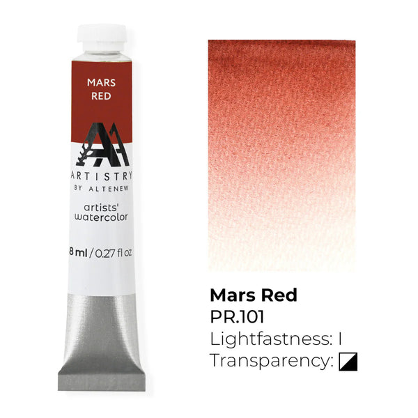 Altenew Artists' Watercolour Tube 8ml - Mars Red