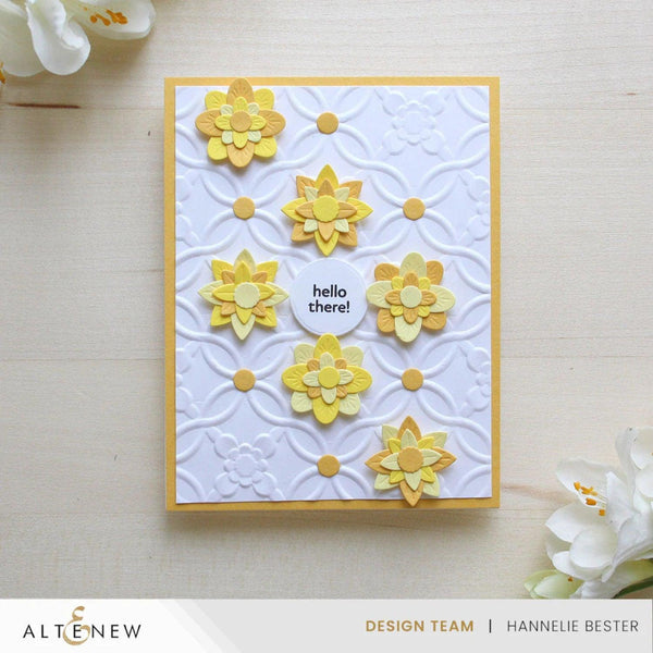 Altenew Botanical Rails Geometric 3D Embossing Folder