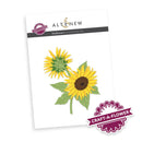 Altenew sunflower die set packaging with two sunflowers on a white background