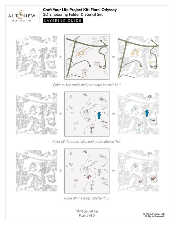 Altenew Craft Your Life Project Kit - Floral Odyssey