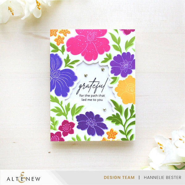 Altenew Craft Your Life Project Kit - Floral Odyssey Add-On Die Set