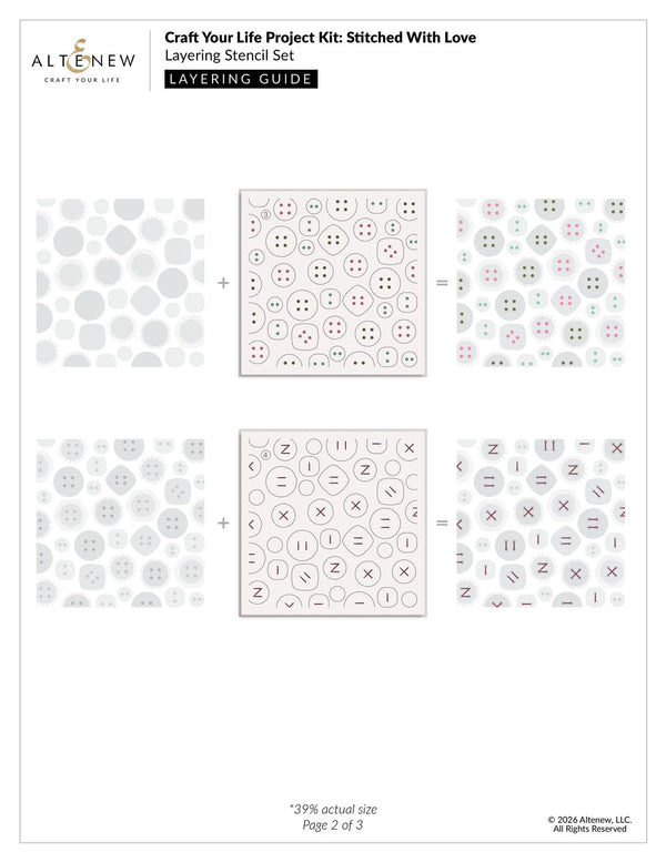 Altenew Craft Your Life Project Kit: Stitched With Love