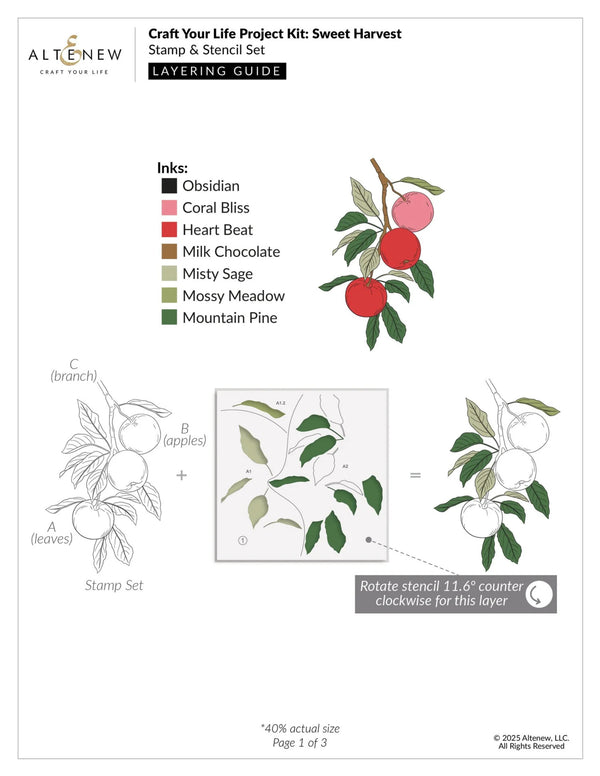 Altenew Craft Your Life Project Kit: Sweet Harvest
