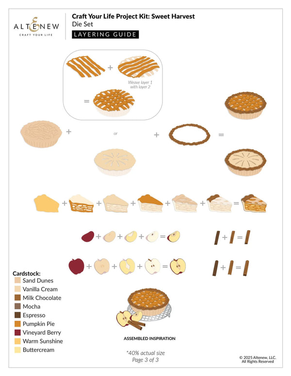 Altenew Craft Your Life Project Kit: Sweet Harvest