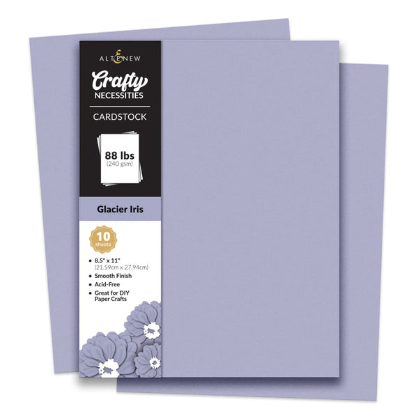 Altenew Crafty Necessities: Glacier Iris Cardstock