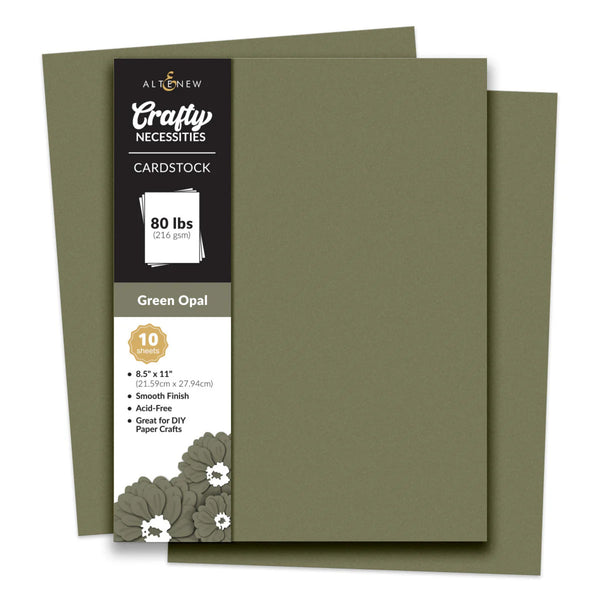 Altenew Crafty Necessities: Green Opal Cardstock