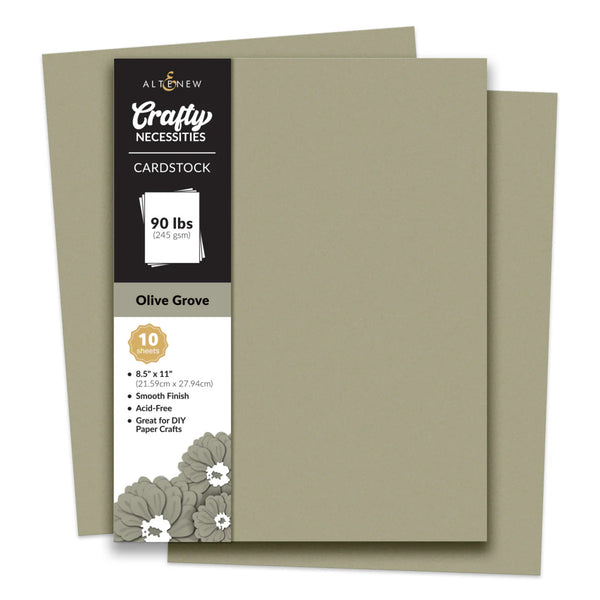 Altenew Crafty Necessities: Olive Grove Cardstock