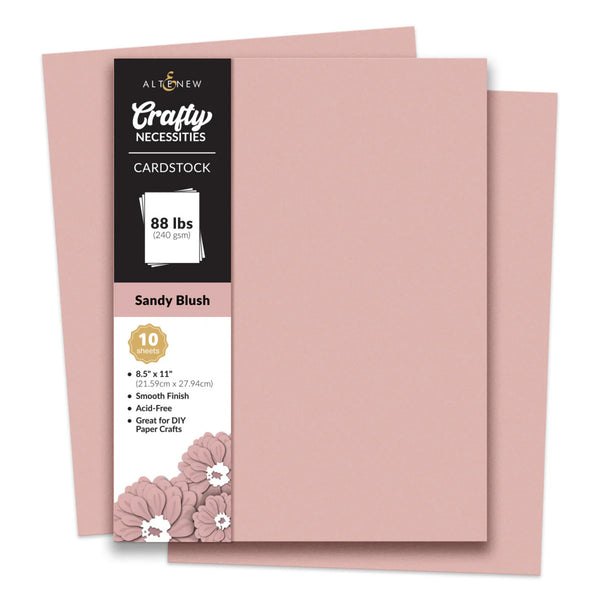 Altenew Crafty Necessities: Sandy Blush Cardstock