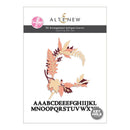 Altenew EZ Arrangement Antique Leaves die set packaging with floral design and lettering on a white background.