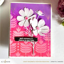 Altenew Deco Leaves Background Stencil