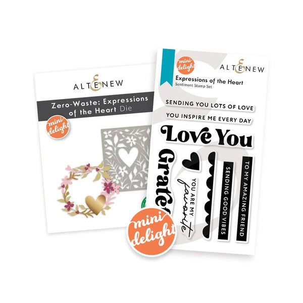 Altenew Mini Delight: Expressions of the Heart Stamp & Die Set