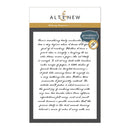 Altenew press plate with text and compatibility badge on a white background