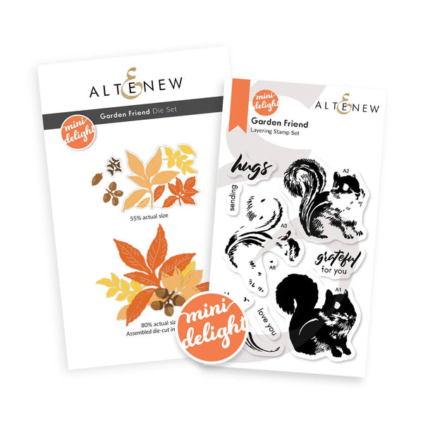 Altenew Mini Delight: Garden Friend Stamp & Die Set