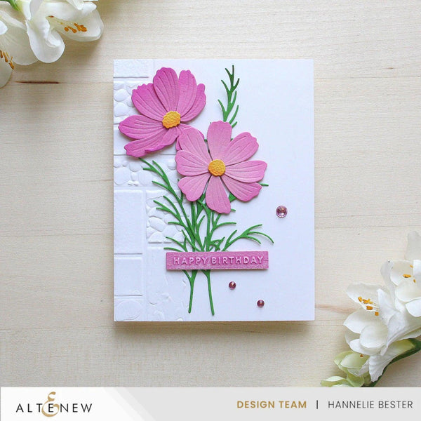 Altenew Mini Sentiments One-of-a-Kind 3D Embossing folder^