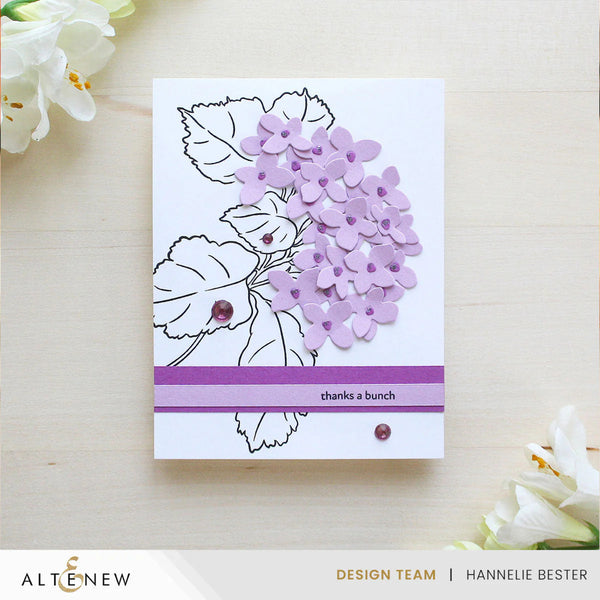 Altenew Pop-It-Up: Blooming Hydrangea Stamp & Die Set