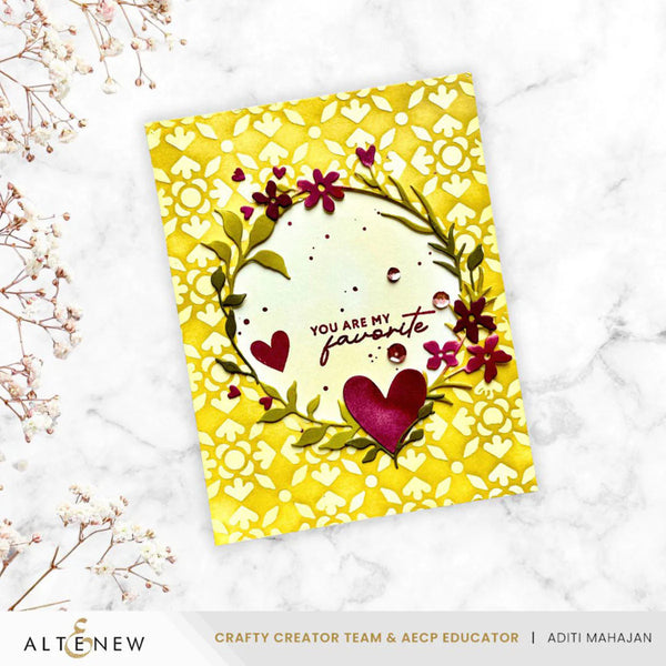 Altenew Serene Lattice Stencil