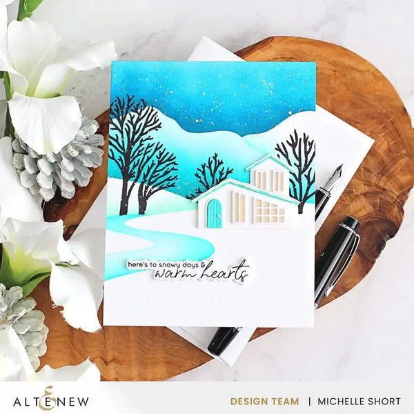 Altenew Sleigh Ride Greetings Sentiment Stamp Set