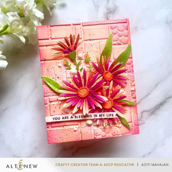 Altenew Textured Tiles One-of-a-Kind 3D Embossing Folder