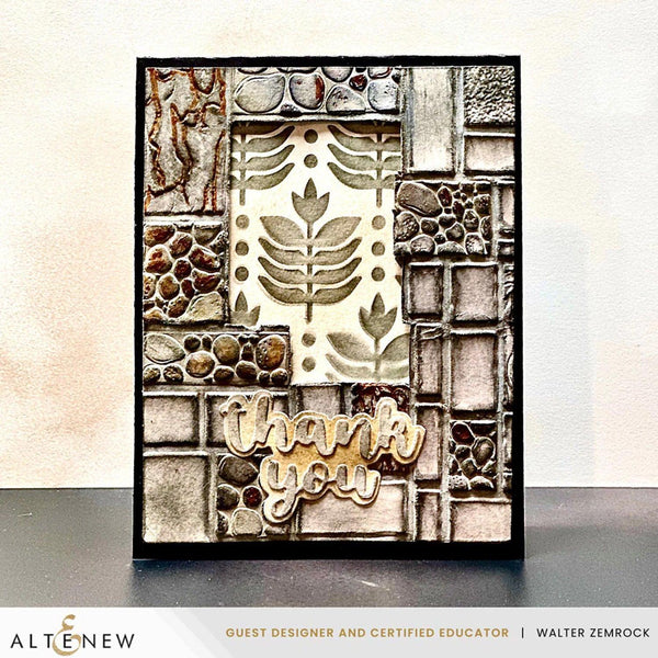 Altenew Textured Tiles One-of-a-Kind 3D Embossing Folder