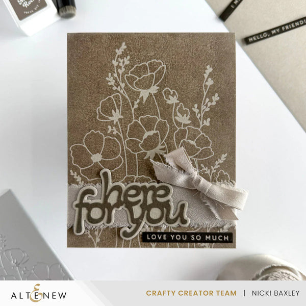 Altenew Wildflower Whispers Press Plate