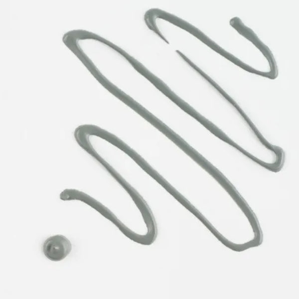 Gray rubber gasket on a white background