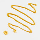 Drizzle of mustard on a white background