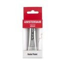 Amsterdam Relief Paint tube packaging on a white background