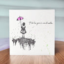 Andy Skinner Pre-Cut Rubber Stamp Set - I'll Be Your Umbrella