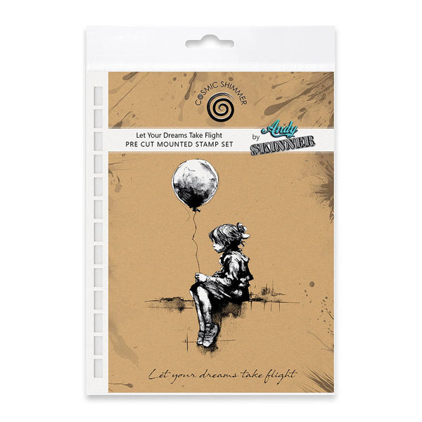 Andy Skinner Pre-Cut Rubber Stamp Set - Let Your Dreams Take Flight