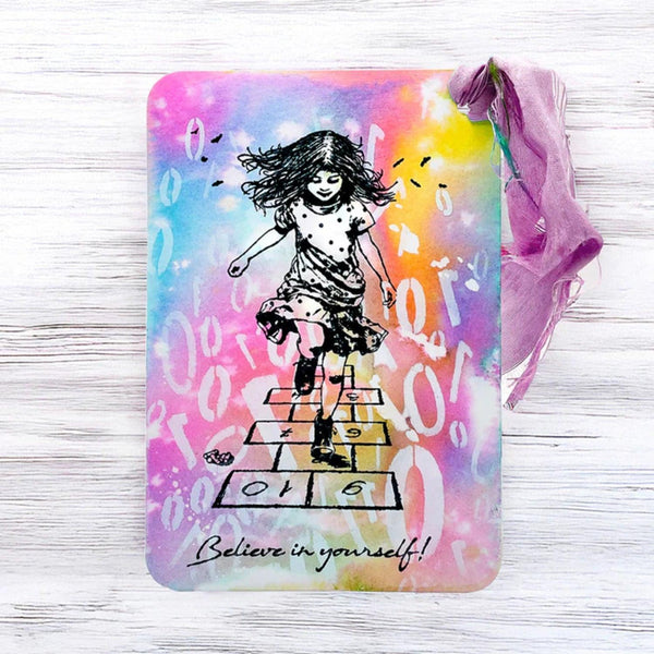 Andy Skinner Pre-Cut Rubber Stamp Set - Believe In Yourself!