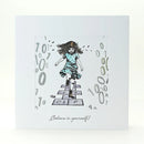 Andy Skinner Pre-Cut Rubber Stamp Set - Believe In Yourself!