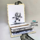 Andy Skinner Pre-Cut Rubber Stamp Set - Bot-ology Rainy Day