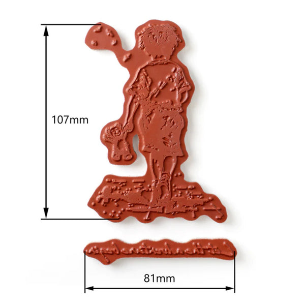 Andy Skinner Pre-Cut Rubber Stamp Set - Let The Adventure Begin
