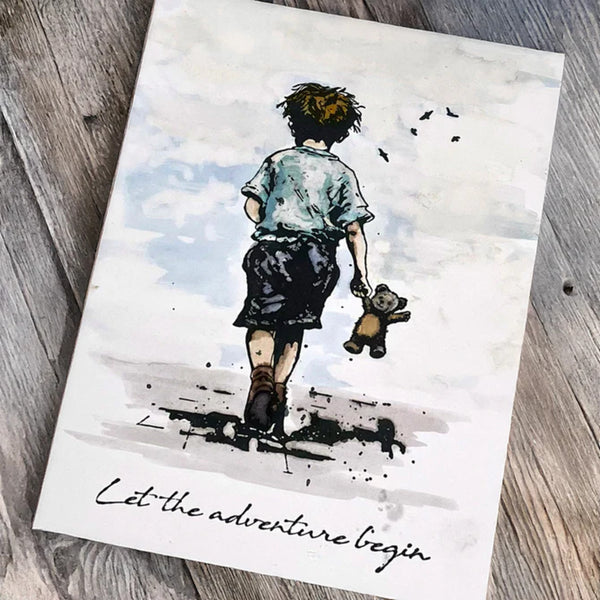 Andy Skinner Pre-Cut Rubber Stamp Set - Let The Adventure Begin