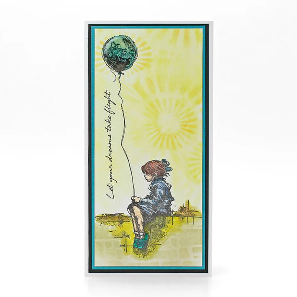 Andy Skinner Pre-Cut Rubber Stamp Set - Let Your Dreams Take Flight