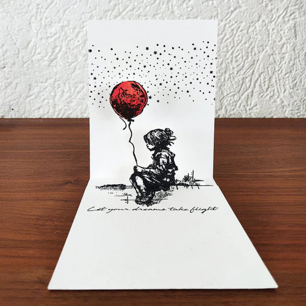 Andy Skinner Pre-Cut Rubber Stamp Set - Let Your Dreams Take Flight