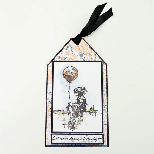 Andy Skinner Pre-Cut Rubber Stamp Set - Let Your Dreams Take Flight