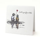Andy Skinner Pre-Cut Rubber Stamp Set - Let's Go Fly A Kite