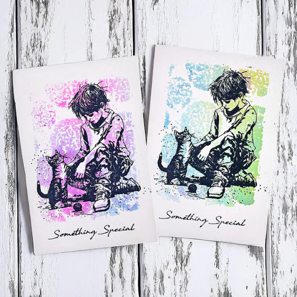 Andy Skinner Pre-Cut Rubber Stamp Set - Something Special