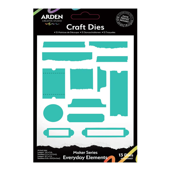 Arden Creative Studio Maker Series Everyday Elements Craft Die Set