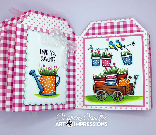 Art Impressions Clear Stamps Set - Flower Delivery
