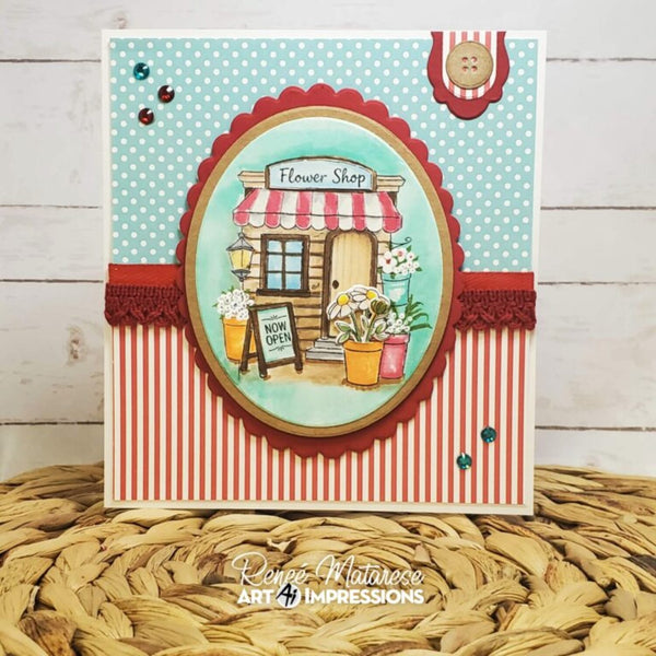 Art Impressions Clear Stamps Set - Flower Shop